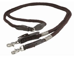 BAREFOOT Acorn Reins with Detachable Snap Hook Western