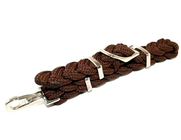 CG HEUNETZE Gari strap/chinstrap braided brown thoroughbred/warmblood
