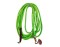 BROCKAMP Horsemanship groundwork rope 7 meters 10mm with swivel carabiner neon green