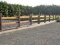 HANIT round post with stable reinforcement made of recycled plastic 2m L 80cm thick grey