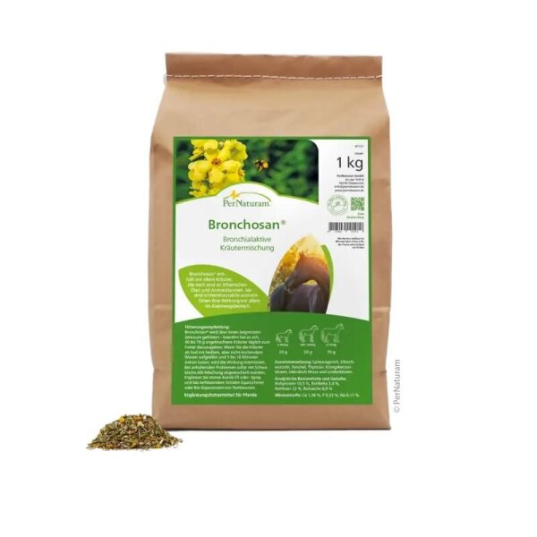 PERNATURAM Bronchosan herbs for the respiratory tract of horses 1kg