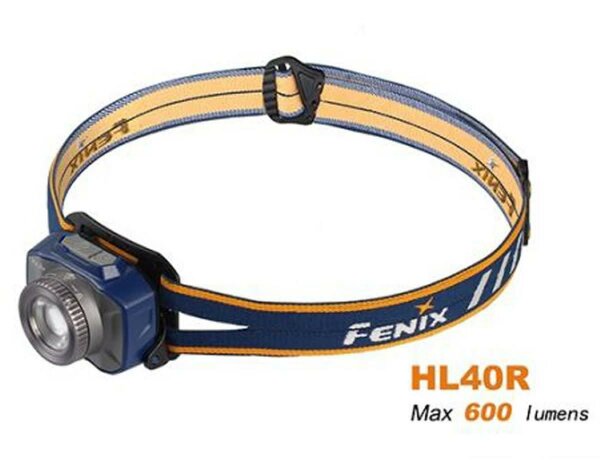 Fenix HL40R focusable LED headlamp up to 600 lumens rechargeable