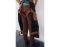 CG HEUNETZE Leather Apron Cordura with Leather Trim, Padded Short Brown