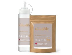 Kikolily HorseWash - Kit (230 g) avec éponge...