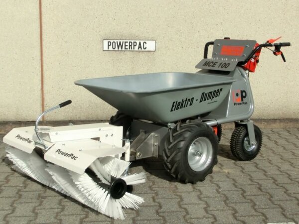 POWERPAC Sweeping Broom 105cm with E-Motor for Multi-Dumper MCE400