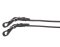 BAREFOOT reins nubuck cowhide black or brown-black