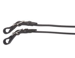 BAREFOOT reins nubuck cowhide black or brown