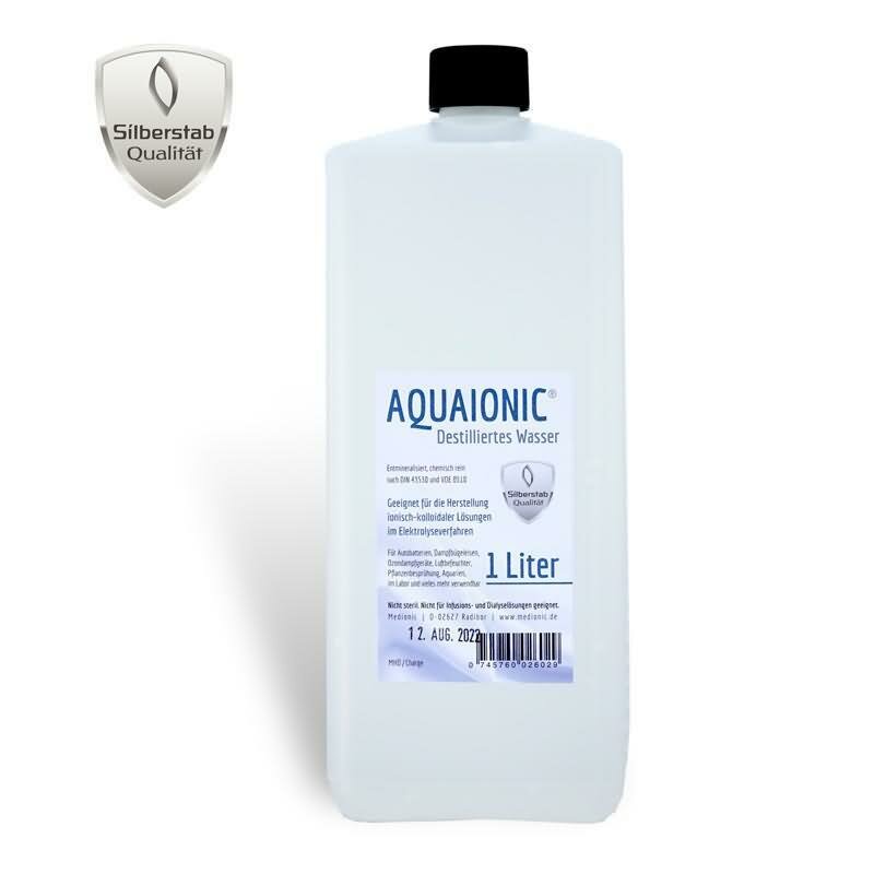 Aqua Dest 1 L destilliertes Wasser