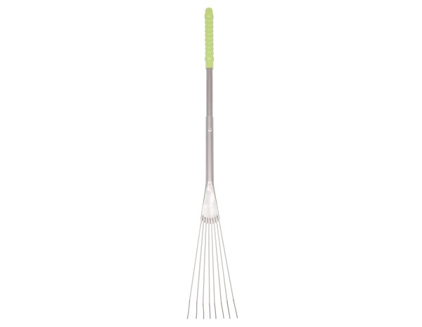RED GORILLA Big Tidee Rake Single Metal Long Green