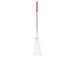 RED GORILLA Big Tidee Rake Single Metal Long Pink