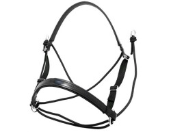 UBB Pro in biothane with only one noseband pony black