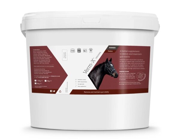 VERM-X Horse Pellets for Horses and Ponies 8kg