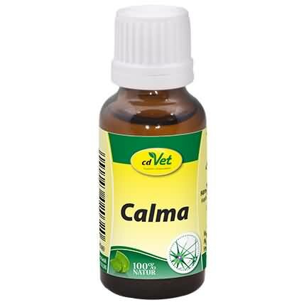 Calma for quick calming for horses, dogs and cats.