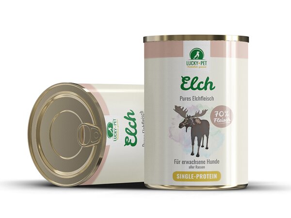 Luckys Pure Elk Meat 800g