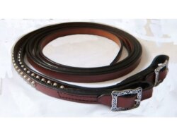 BITLESS BRIDLE Western Reins Leather Natural