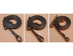 BITLESS BRIDLE leather reins english brown