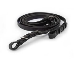 BITLESS BRIDLE leather reins english black