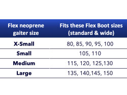 FLEX Neopren Gaiter in vielen Farben und Größen 1 Stück