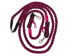 Barefoot Amber reins, english -Himbeer